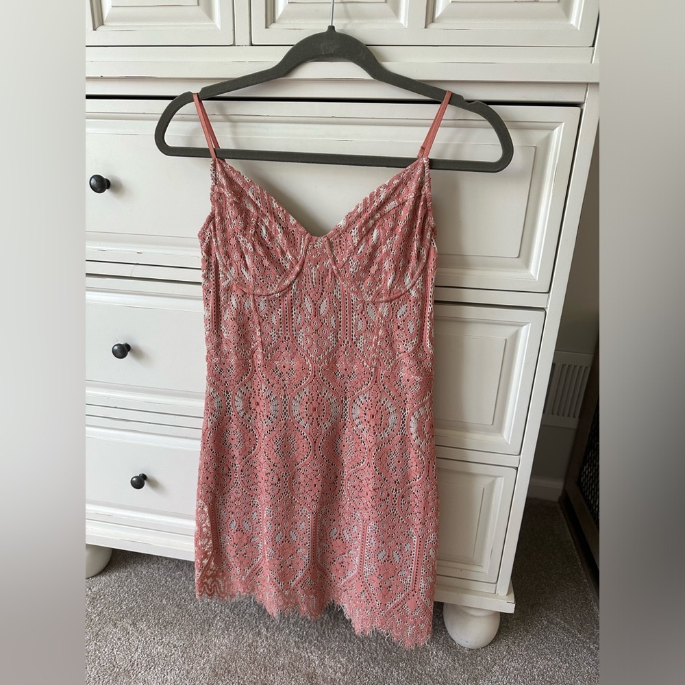 Expressed size small pink dress